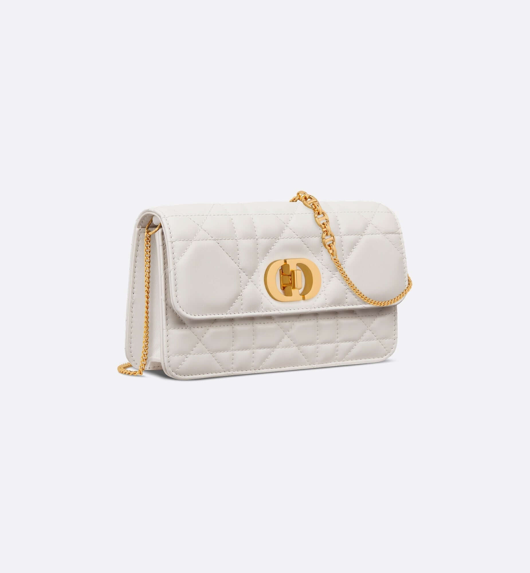 Miss Caro Pouch With Chain White