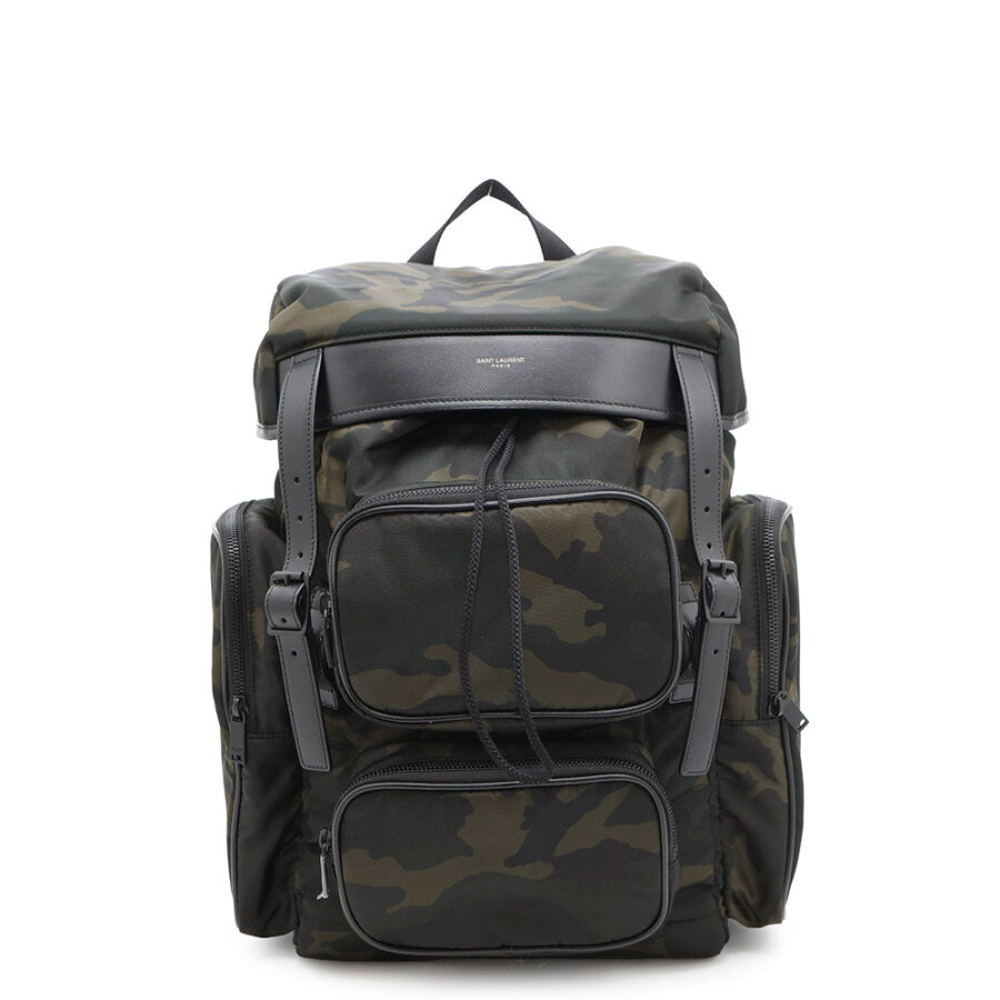 Saint Laurent Backpack black bag – front view