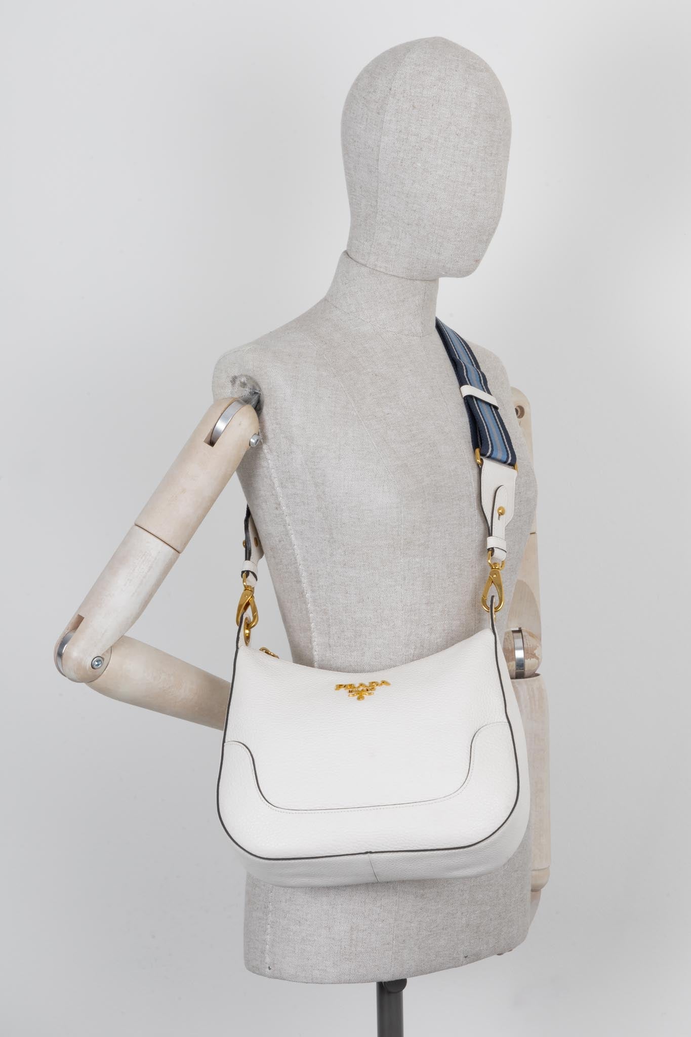 Prada Crossbody Bag Leather White