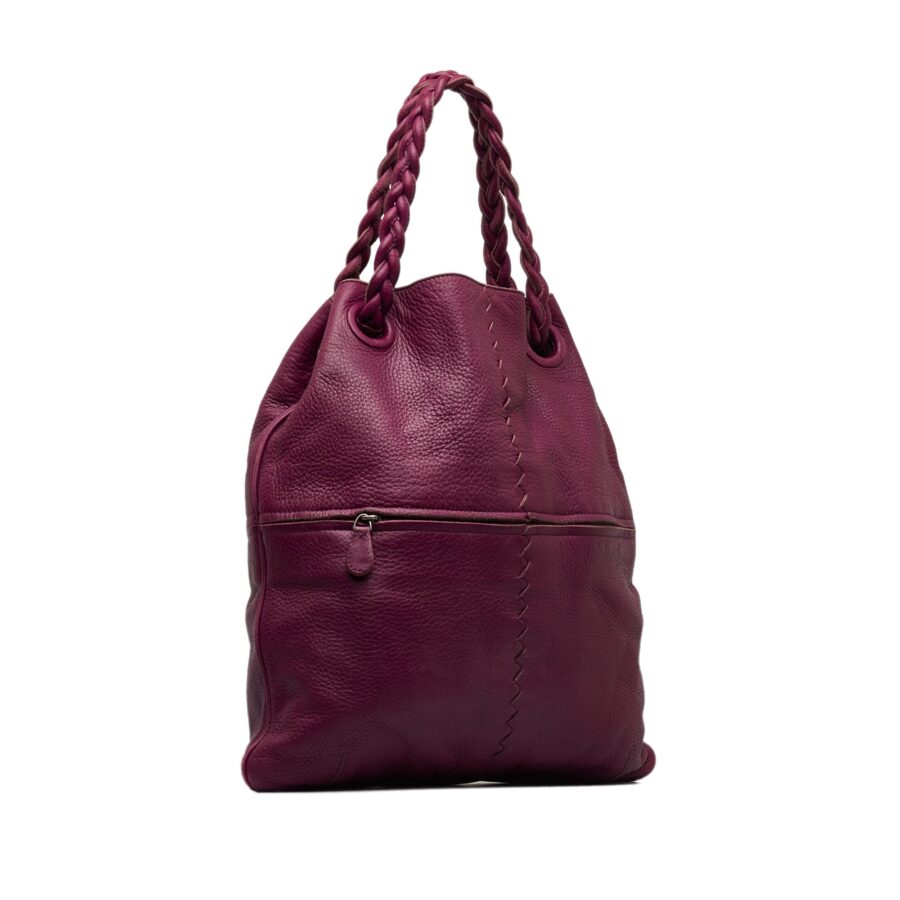 Bottega Veneta Tote purple bag – front view
